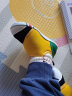 卡特兔学步鞋男宝宝儿童软底机能鞋婴儿女童宝宝婴幼儿宝宝童鞋 红黄蓝（春秋棉纱） 内长13.5cm（适合脚长13cm） 实拍图