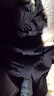 吉普夏季休閑褲男女士工裝褲沖鋒褲男女情侶運(yùn)動(dòng)直筒束腳長(zhǎng)褲子傘兵褲 曜石黑冬季 加絨 （男女同款） L (建議110-130斤) 曬單實(shí)拍圖