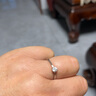 中國黃金鉑金鉆石戒指女求結(jié)婚白金六爪女戒七夕情人節(jié)禮物送女友生日老婆 六爪鉆戒-24分(無車花) 曬單實拍圖
