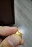 潮宏基 字母黃金轉(zhuǎn)運珠女足金串珠手鏈?zhǔn)掷K吊墜送女友生日禮物 C Z字母 曬單實拍圖
