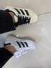 阿迪達(dá)斯 （adidas）三葉草男女鞋經(jīng)典金標(biāo)貝殼頭superstar情侶小白鞋休閑鞋 EG4958 36.5 曬單實(shí)拍圖