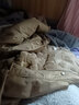 賢語(yǔ)新款派克服女中長(cháng)款洋氣加絨加厚冬季棉衣大毛領(lǐng)外套潮 卡其色 L 110-125斤 曬單實(shí)拍圖