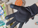 李寧手套男冬季加絨加厚保暖滑雪觸屏手套女戶(hù)外電動(dòng)車(chē)騎行防風(fēng)防水 抓絨款-黑色 L 曬單實(shí)拍圖