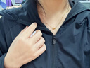 中國黃金CHINA GOLD心心相印18K金項鏈愛心套鏈七夕情人節(jié)禮物送女友老婆生日實用 18K金雙環(huán)愛心套鏈 曬單實拍圖