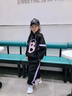 G.DUCKKIDS女童衛衣套裝春秋2024新款洋氣女大童春裝兒童秋季韓版寬松兩件套 黑色套裝【春秋款】 160 cm 曬單實(shí)拍圖