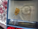 中國黃金愛(ài)心黃金項鏈女足金吊墜新年情人節禮物送女友老婆生日實(shí)用輕奢 可刻字-足金怦然心動(dòng)吊墜+足金鏈 曬單實(shí)拍圖