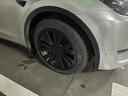 YZ適用特斯拉 Model Y輪轂蓋旋風19寸車輪圈保護罩改裝配件 老款MY19寸輪轂蓋ModelX款-啞黑 曬單實拍圖