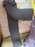 蕉內（Bananain）熱皮302++連褲襪女士休閑抗菌防臭加厚加絨顯瘦保暖打底褲襪秋冬 【踩腳】深花灰 1條 均碼 S-M 曬單實(shí)拍圖