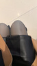 尚都比拉加絨半身裙女秋冬皮裙氣質(zhì)通勤顯腿長(zhǎng)短裙小個(gè)子包臀裙 黑色 M  曬單實(shí)拍圖