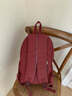 CALWAN KEODH雙肩包女2024新款時(shí)尚書(shū)包初中生大學(xué)生大容量電腦旅行背包高顏值 【酒紅色】實(shí)用高端品牌簡(jiǎn)約休閑通勤旅游小眾百搭 曬單實(shí)拍圖