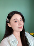 目柔 花朵發(fā)夾韓版頭飾水鉆碎發(fā)邊夾子少女新款網(wǎng)紅ins發(fā)飾 AB鉆花朵發(fā)夾 曬單實(shí)拍圖