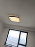 新中式客廳吸頂燈胡桃色led簡約臥室燈餐廳超薄實(shí)木燈具廣東中山 方形50*50厘米 三色變光72W 曬單實(shí)拍圖