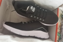 特步男鞋運動(dòng)鞋透氣網(wǎng)面男跑步鞋子男士運動(dòng)休閑鞋男旅游鞋網(wǎng)鞋慢跑鞋 黑白（網(wǎng)面） 39 曬單實(shí)拍圖