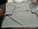 美羅邦（Meloban）100%純棉夏季男士短袖t恤打底衫潮韓版修身ins純色上衣服男裝夏裝 淺灰色【100%純棉】 2XL 建議150-155斤 曬單實(shí)拍圖
