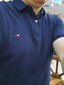 羅蒙（ROMON）高端短袖t恤男士純棉翻領(lǐng)夏季新款商務(wù)休閑刺繡珠地棉Polo體恤衫 【單件裝】寶藍  XL 碼 曬單實(shí)拍圖