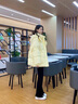 DXOT兩面穿短款棉服女2025新款毛茸茸外套冬季加絨加厚棉襖小個子棉衣 奶黃色 M 建議90-100斤 曬單實拍圖