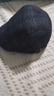 荻琮 帽子男士鴨舌貝雷帽男復古羊毛呢帽冬季青中年人歐美英倫畫(huà)家帽 A32淺藍 均碼 （可調節） 曬單實(shí)拍圖