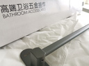 摩恩（MOEN）免打孔浴室三角籃衛生間可拆卸置物架壁掛 淋浴房304不銹鋼收納架 槍灰鉆石-雙層 曬單實(shí)拍圖