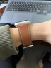 KZD適用蘋果真皮表帶手S10愛馬仕iwatch9/8/7se夏天款高級ultra2 經(jīng)典棕 新品適用iWatch S10 42mm 曬單實(shí)拍圖
