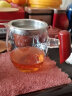 雅集玻璃公道杯带过滤网茶漏套装带木把荷花金银烧茶具配件不锈钢茶漏茶海分茶器加厚耐热功夫玻璃茶杯子 实拍图