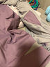 邦帛世瑜伽服女運動套裝三件套健身服瑜伽褲跑步普拉提訓練帶胸墊速干 奶膚紫三件套【L碼】 曬單實拍圖