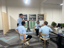 金蒂情職業(yè)襯衫女短袖工作服夏季氣質(zhì)正裝修身免燙棉襯衫上班工裝白襯衣 藍(lán)色單件襯衣（女款） L 曬單實(shí)拍圖