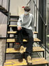 Dickies工裝鞋男鞋秋季復(fù)古休閑鞋百搭皮鞋男厚底增高鞋低幫馬丁鞋 深卡其 42 【偏大一碼，適合運(yùn)動(dòng)鞋43】 曬單實(shí)拍圖