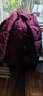 鴨鴨（YAYA）奶奶羽絨服女2023新款老人60歲70中老年人媽媽冬裝老太太外套QC 紫紅色 XL (170) 曬單實拍圖