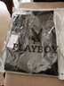 花花公子（PLAYBOY）休閑褲男2025年褲子男春夏季男士商務(wù)潮流修身小腳長褲 黑色 32 曬單實(shí)拍圖