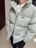 JEEP SPIRIT棉衣女雙面穿2024冬裝新款潮牌韓版面包服棉襖子棉服男女裝 23988-淺綠[男女同款] M 曬單實(shí)拍圖