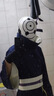 白面具帶土cos 火影忍者曉組織宇智波帶土阿飛cos衣服 白面 白面具+帶土cos服+鞋+團扇 L 曬單實拍圖