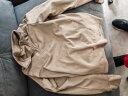 迪卡侬运动长袖T恤男秋冬薄绒卫衣训练服健身跑步上衣 卡其色M-4100174 实拍图