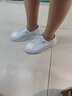 ZHR春秋小白鞋女厚底女鞋新品百搭套腳兩穿內(nèi)增高圓頭休閑鞋 白色 37 曬單實拍圖