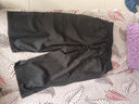 MMOPTOP運動(dòng)休閑七分褲子男士夏季字母印花寬松舒適直筒褲M(mǎn)KY02黑色4XL 曬單實(shí)拍圖