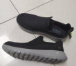 斯凯奇Skechers懒人脚套男鞋轻便透气网面休闲健步鞋54626 黑色BLK 44.5 实拍图