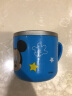 迪士尼（Disney）儿童水杯幼儿园牛奶杯刻度训练喝水直饮杯男孩316不锈钢1623M2 实拍图