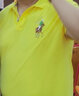 皮爾卡丹純棉短袖polo衫男速干半袖t恤男裝加肥加大綠色翻領(lǐng)保羅大碼上衣T 黃色 195/4XL 【190-205斤 曬單實(shí)拍圖