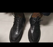 百麗（Belle）質(zhì)感商務(wù)鞋男商場(chǎng)同款真皮內增高休閑皮鞋8CF01DM3 黑色-絨里 43 (265mm) 曬單實(shí)拍圖