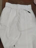 TZXT潮牌高檔休閑褲女士運動(dòng)褲春秋夏薄款新款女裝寬松束腳哈倫長(cháng)褲子 白色 春秋含腰帶 27 110-118斤 曬單實(shí)拍圖