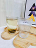 BORMIOLI ROCCO 意大利進(jìn)口玻璃杯女家用飲料果汁奶昔杯刷牙杯漱口杯創(chuàng)意水杯子 5.80503 條紋透明 390ml 單只裝 曬單實(shí)拍圖