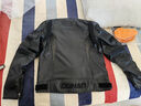 杜漢（DUHAN）摩托車(chē)騎行服男女四季情侶款賽車(chē)服越野機車(chē)皮衣秋冬季款防摔外套 D-2168黑色男款 XL 曬單實(shí)拍圖