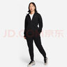耐克(NIKE)女春秋連帽夾克外套 休閑運(yùn)動(dòng) 潮流百搭 FB8339-010黑色L 曬單實(shí)拍圖