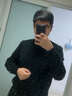 妙奕嘉半高領(lǐng)毛衣男冬季針織衫男士打底衫加絨加厚保暖衣男裝衣服毛線(xiàn)衣 半高領(lǐng)純色加絨打底毛衣【黑色】 3XL 【建議150-175斤】 曬單實(shí)拍圖