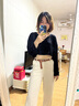 UKMR闊腿褲夏季新款長褲女2025寬松女褲垂感高腰休閑直筒褲子 麻本色 L 【建議106-120斤】 曬單實拍圖