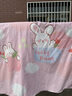 羅萊兒童幼兒園六件套 學(xué)生宿舍女孩入園被子床墊被套枕芯多件套120*150 曬單實拍圖