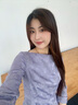 逸紅顔（E.Beauty）月竹挽 2025秋季新品提花新中式女裝禮服裙連衣裙 丁香紫 L 曬單實(shí)拍圖