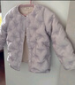 戴維貝拉（DAVE＆BELLA）白鴨絨兒童羽絨服女童上衣中大童羽絨內(nèi)膽冬裝新款寶寶衣服 灰紫色【現(xiàn)貨】 110 cm（建議身高100-110cm） 曬單實(shí)拍圖