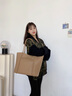 bugatti包包女包奢侈品牌2025新款女士托特包七夕情人節生日禮物送老婆 淺鹽卡-精美禮盒 曬單實(shí)拍圖