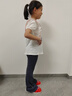 貓人女童中大童春夏薄打底褲兒童微喇叭鯊魚褲外穿運(yùn)動瑜伽褲子 灰140 曬單實(shí)拍圖