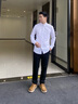 公牛世家男鞋2025新款春夏季一腳蹬豆豆鞋男士軟底英倫休閑皮鞋開(kāi)車(chē)爸爸鞋 黃色【四季款單鞋】GN12510Z018 41 （皮鞋碼） 曬單實(shí)拍圖